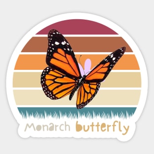 Monarch butterfly Sticker